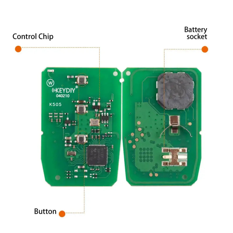 Habicare TB62-3 Universal 3-Button Smart Remote Key for Car Key Programming TB62-3 Universal 3-Button Smart Remote Key for Car Key Programming