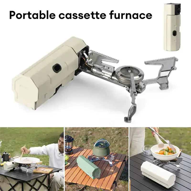Portable Folding Camping Gas Stove - Compact Outdoor Cooking System | Backpacking Burner – view 3