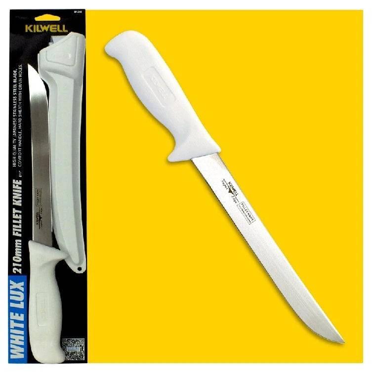 Kilwell Knife Whitelux Fillet Wide 160mm Blade