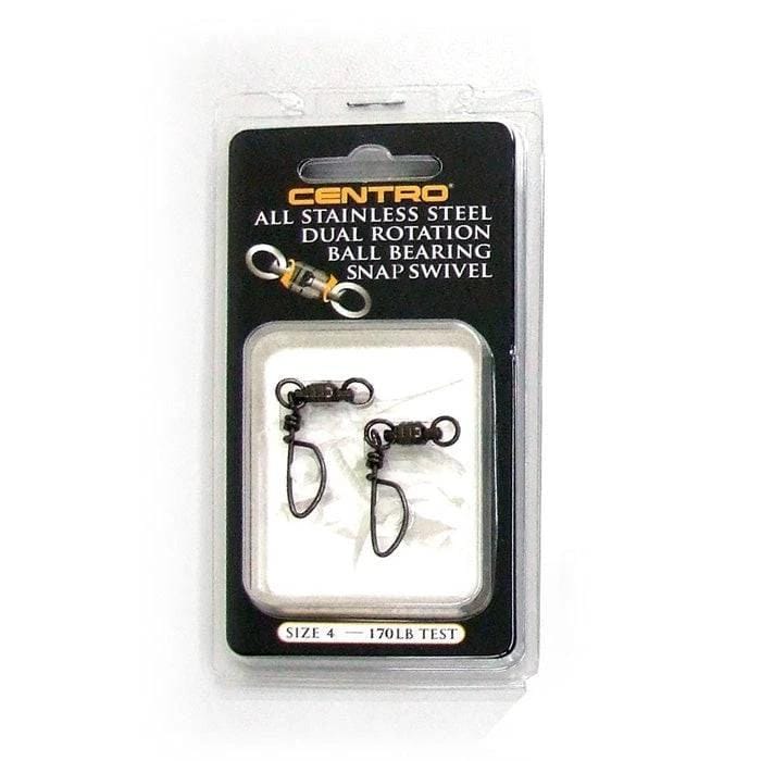 Centro Swivel T-Snap SS Double Ring x 4 Sizes
