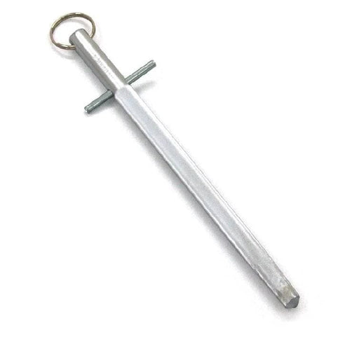 Kilwell Sports Ltd General Kilwell Knife Steel 150mm With Ring & Bar Kilwell Knife Steel 150mm Ring And Bar For Knife Making