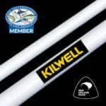 Kilwell Longreach Outrigger Pole 20ft Two Piece White High Strength Epoxy Composite For Offshore Game Fishing