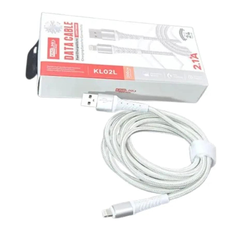 9eight5 Accessories Kinglink 2m USB-A to Lightning Cable KL02L Kinglink 2m USB-A to Lightning Cable KL02L