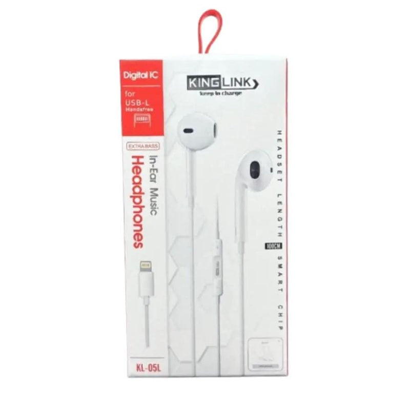 Kinglink Earphones (with lightning cable) - KL05L – view 2