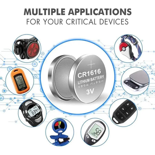 CR1616 / DL1616 Watch Batteries for Koonenda (5 Pack) – view 2