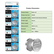 That Watch Shop Batteries Watch Batteries for Koonenda CR2430 (5 Pack) Watch Batteries for Koonenda CR2430 (5 Pack)