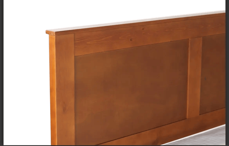 sue-e furniture Bed frames & bases 'Metro' Solid Pine Bed Frame Honey Single 'Metro' Solid Pine Bed Frame Honey Single