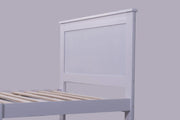 sue-e furniture Bed frames & bases 'Metro' Solid Pine Bed Frame White King Single 'Metro' Solid Pine Bed Frame White King Single