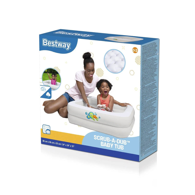 salelink.co.nz Bestway Inflatable Baby Bathtub Swimming Pool Inflatable Baby Bathtub Swimming Pool | Action Outdoors NZ