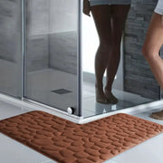 L-Shaped Embossed Bathroom Mat – Thick, Absorbent, Non-Slip (5 colours available) – view 4
