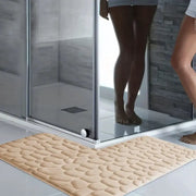 L-Shaped Embossed Bathroom Mat – Thick, Absorbent, Non-Slip (5 colours available) – view 5