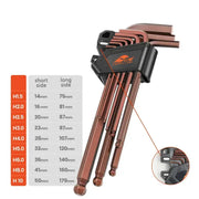 Habicare HBC L-Type Hex Wrench Set (9Pcs) (7 types available) L-Type Hex Wrench Set (9Pcs) (7 types available)