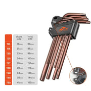 Habicare HBC L-Type Hex Wrench Set (9Pcs) (7 types available) L-Type Hex Wrench Set (9Pcs) (7 types available)