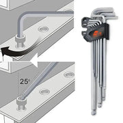 Habicare HBC L-Type Hex Wrench Set (9Pcs) (7 types available) L-Type Hex Wrench Set (9Pcs) (7 types available)