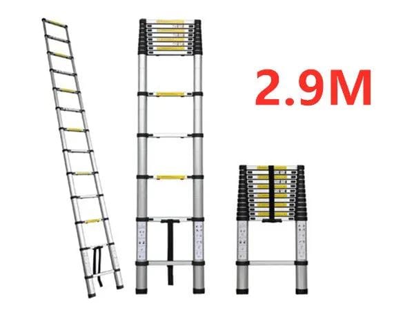 Kiwi Grab Kiwi Grab Ladder Telescopic Aluminium Extension Ladder 2.9m Ladder Telescopic Aluminium Extension Ladder 2.9m