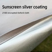 Large Portable Sunshade Tarp with Poles (2 sizes available) – view 7