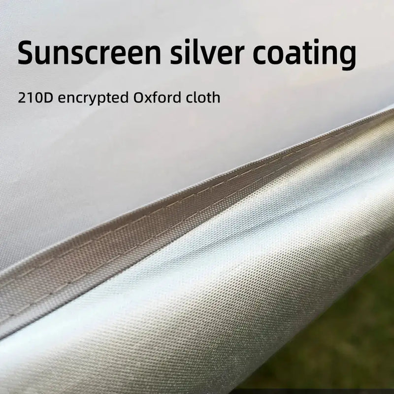 Large Portable Sunshade Tarp with Poles (2 sizes available) – view 7