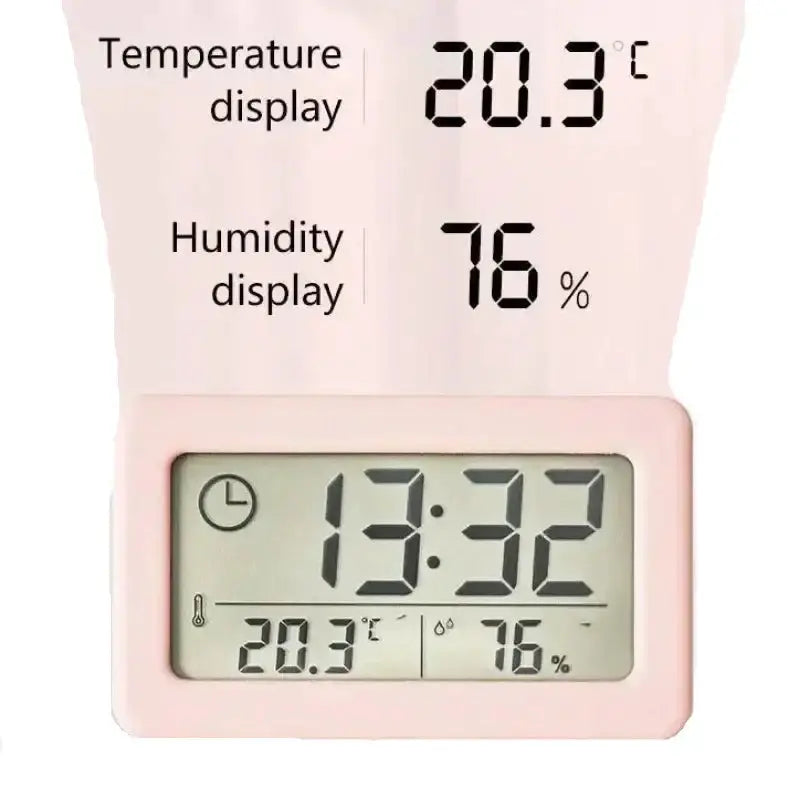 LCD Electronic Clock with Thermometer (5 colours available) – view 6