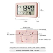 LCD Electronic Clock with Thermometer (5 colours available) – view 8