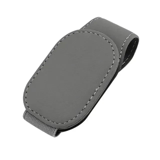 Habicare HBC Leather Car Sunglasses & Card Holder Clip Leather Car Sunglasses & Card Holder Clip