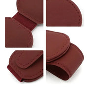 Habicare HBC Leather Car Sunglasses & Card Holder Clip Leather Car Sunglasses & Card Holder Clip