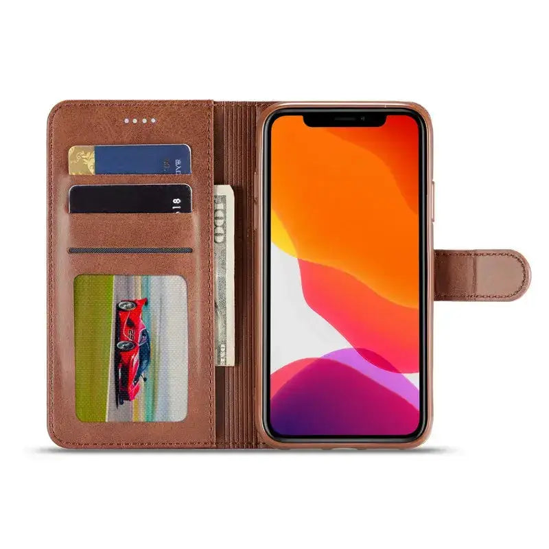 Leather Wallet Flip Case for iPhone 17 Series (available in 5 colours) – view 4
