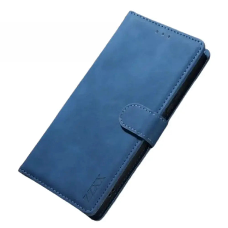 Leather Wallet Flip Case for Samsung Note & S Series (Blue) – view 1