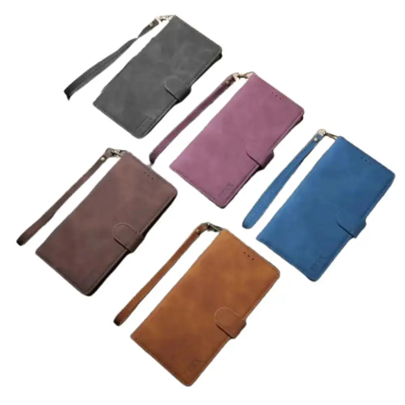 Leather Wallet Flip Case for Samsung Note & S Series (Blue) – view 2