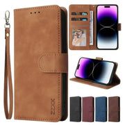 Leather Wallet Flip Case for Samsung Note & S Series (Brown) – view 2