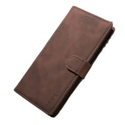 Leather Wallet Flip Case for Samsung Note & S Series (Coffee) – view 1