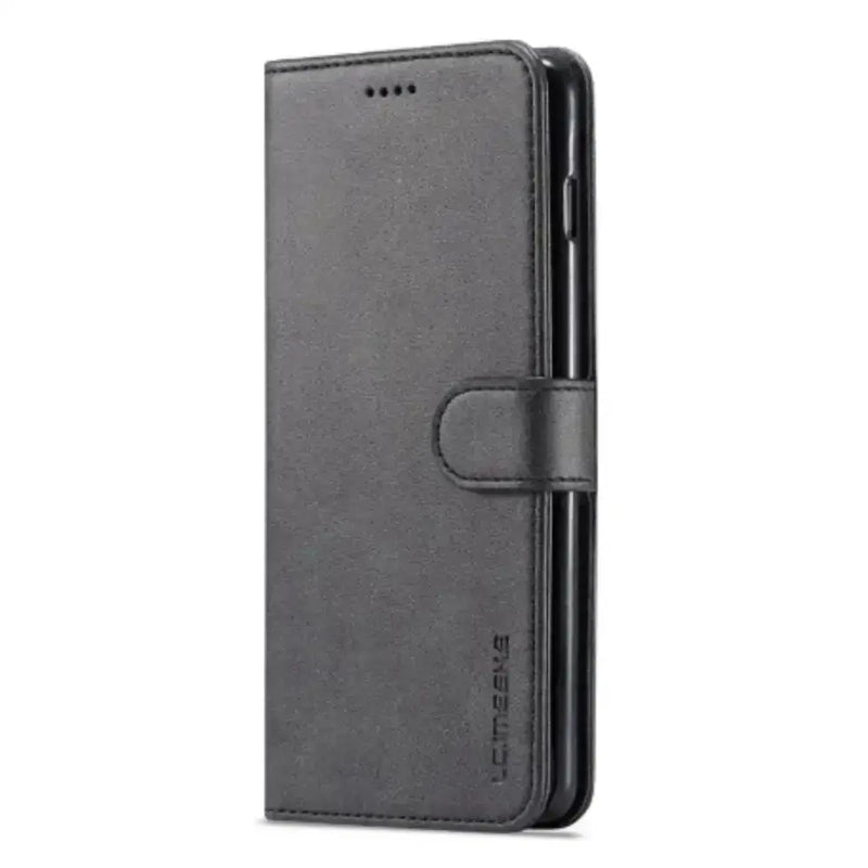 Leather Wallet Flip Case for Samsung Galaxy Series (Black) – view 1