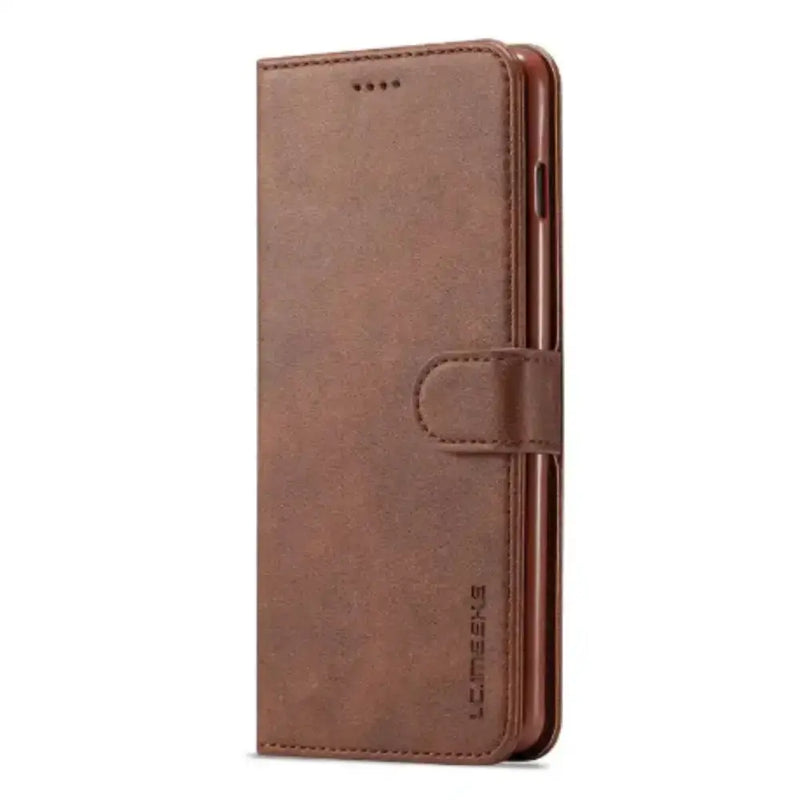 Leather Wallet Flip Case for Samsung Galaxy Series (Brown) – view 2
