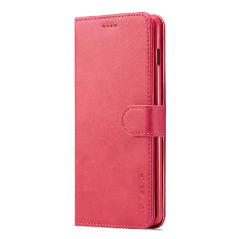 Leather Wallet Flip Case for Samsung Galaxy Series (Rose Red) – view 1
