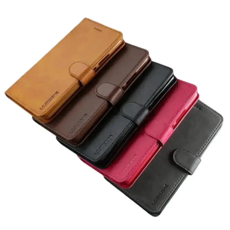Leather Wallet Flip Case for Samsung Galaxy Series (Yellow) – view 4