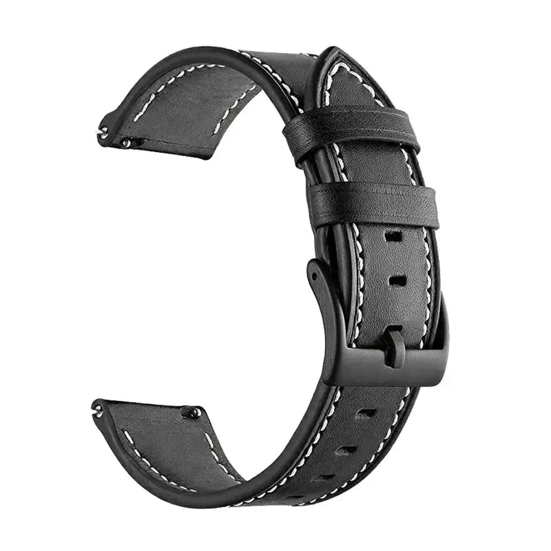 Leather Watch Strap for the Garmin Forerunner 245 (available in 12 colours) – view 1