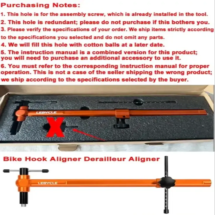 Habicare Bicycle Derailleur Hanger Alignment Tool Bicycle Derailleur Hanger Alignment Tool