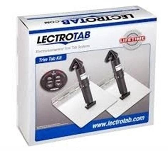 Lectrotab 9x12 Trim Tab Kit With LED Switch For Boaters Auto Retract Control And Precision Hull Trim