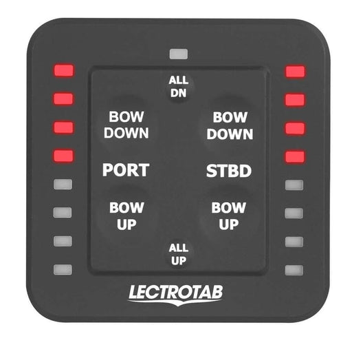 Lectrotab One Touch Leveling LED Control for Boats with Synchronized Dual Tab Action and Last Position Memory