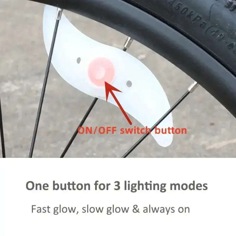 Habicare Colorful Waterproof LED Bicycle Spoke Lights Colorful Waterproof LED Bicycle Spoke Lights