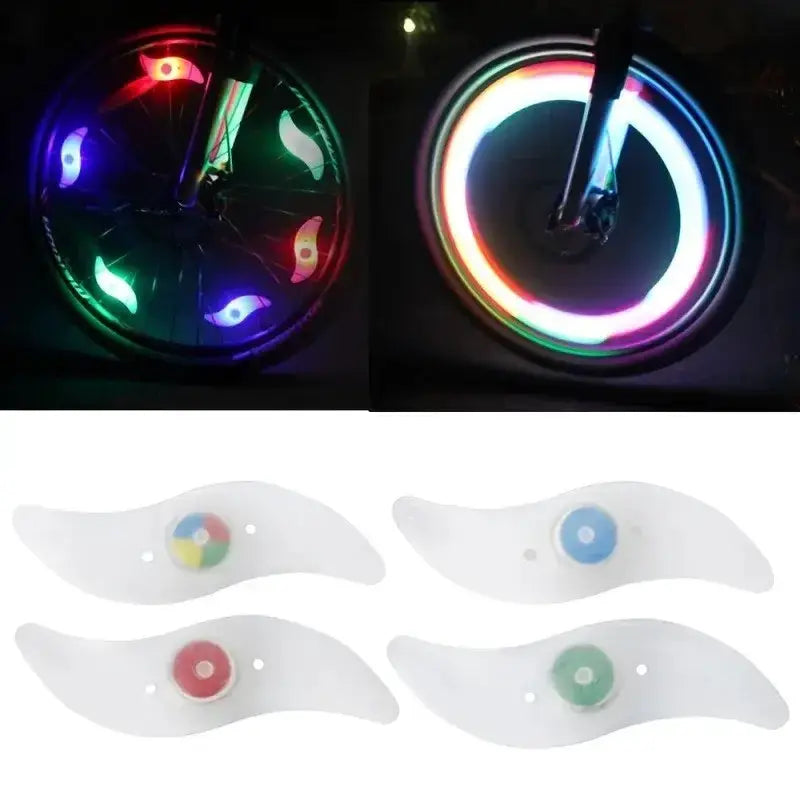 Habicare Colorful Waterproof LED Bicycle Spoke Lights Colorful Waterproof LED Bicycle Spoke Lights