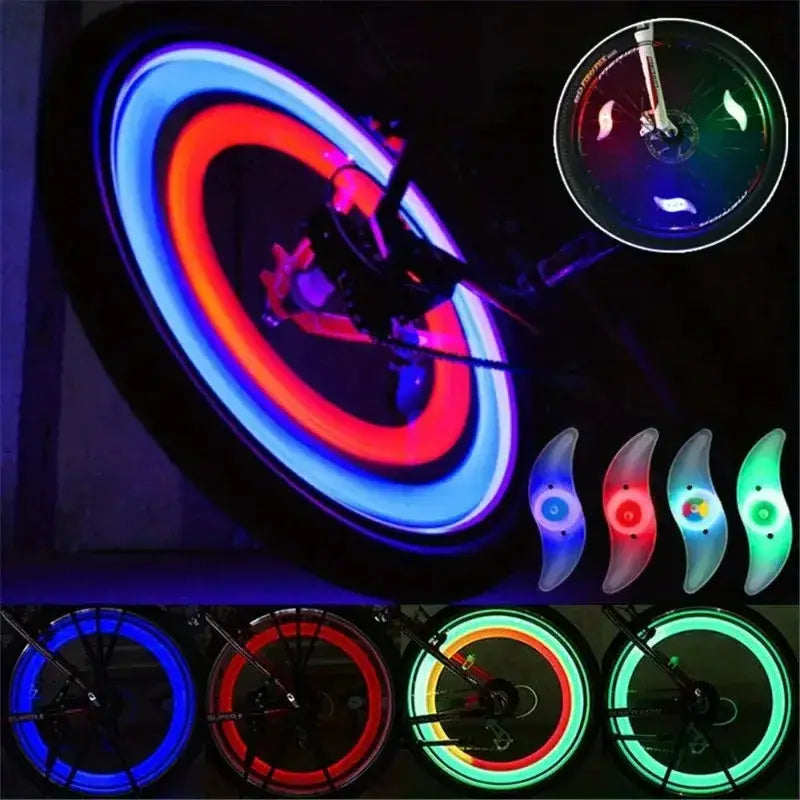 Habicare Colorful Waterproof LED Bicycle Spoke Lights Colorful Waterproof LED Bicycle Spoke Lights