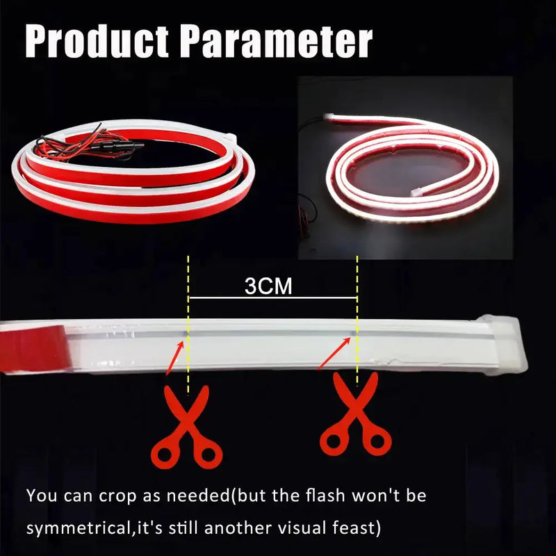 LED Car Hood Light Strip (different colours & sizes available) – view 8