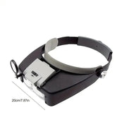 Habicare HBC LED Headband Magnifier Glasses LED Headband Magnifier Glasses