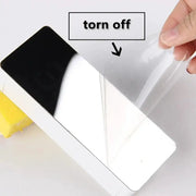 LED Mirror Alarm Clock with Temperature & Smart Night Light (available in 2 shapes) – view 5