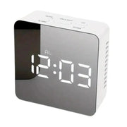 LED Mirror Alarm Clock with Temperature & Smart Night Light (available in 2 shapes) – view 6