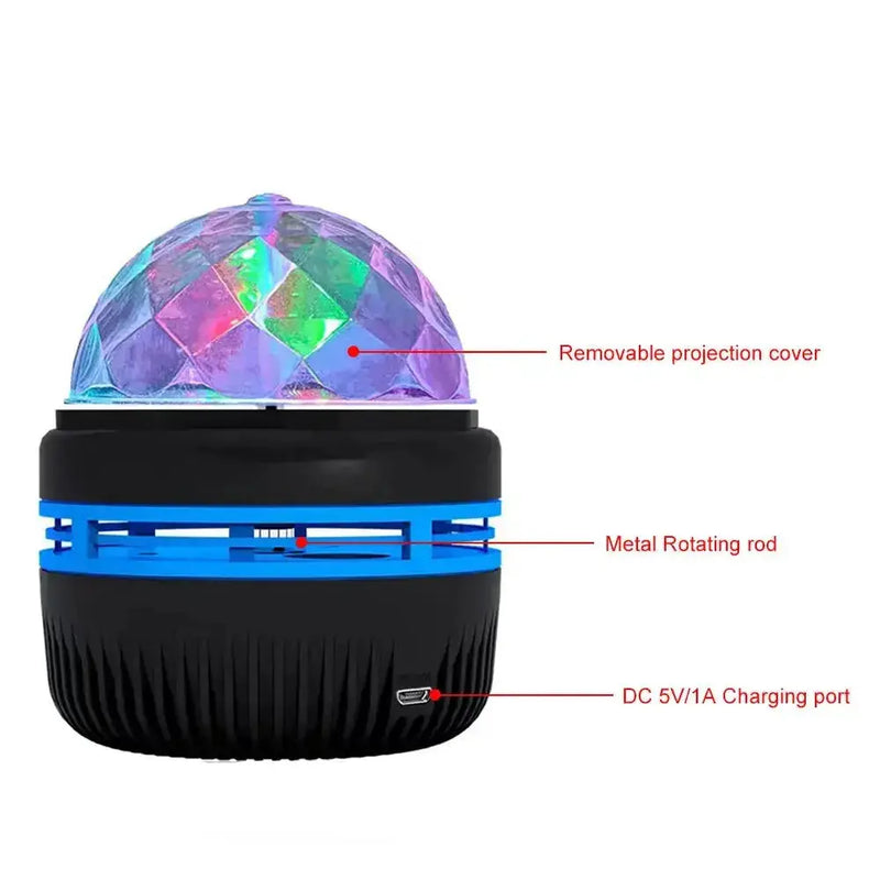 Habicare Rotating LED Starry Sky Projector Night Light Rotating LED Starry Sky Projector Night Light