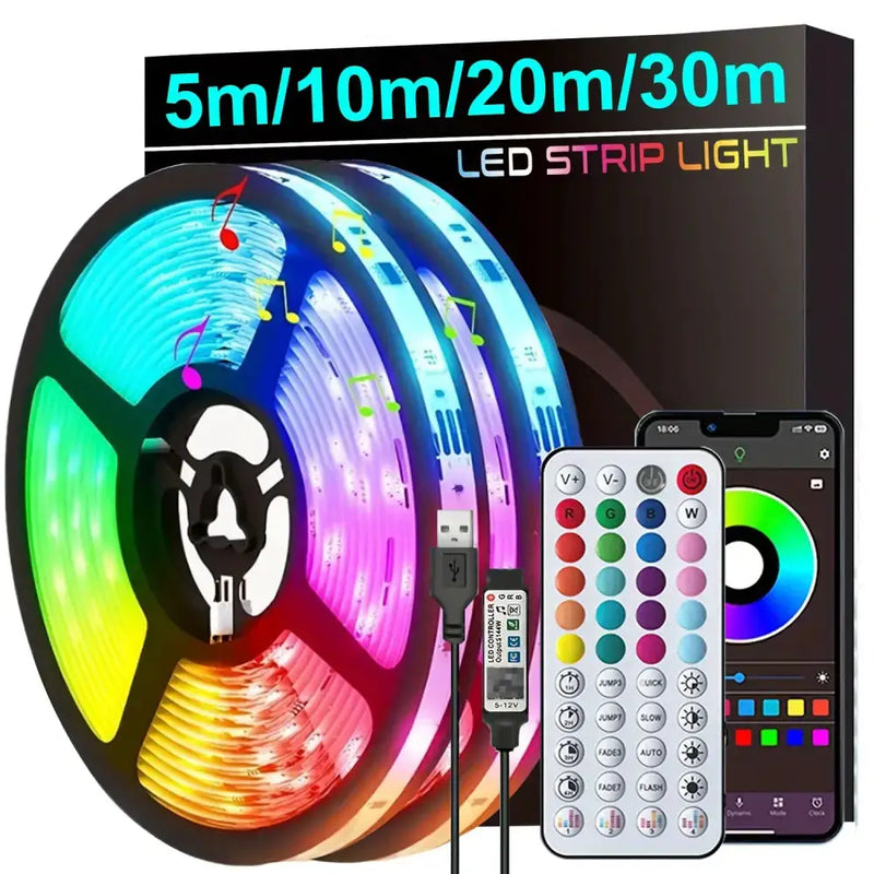 Habicare Smart LED Strip Lights with App & Music Sync Smart LED Strip Lights with App & Music Sync