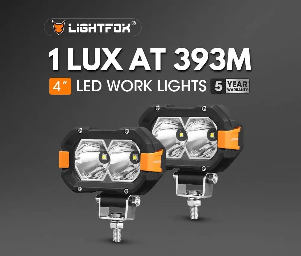 Lightfox 4inch LED Light Bar 1 Lux @ 393m IP68 4,600 Lumens – view 1
