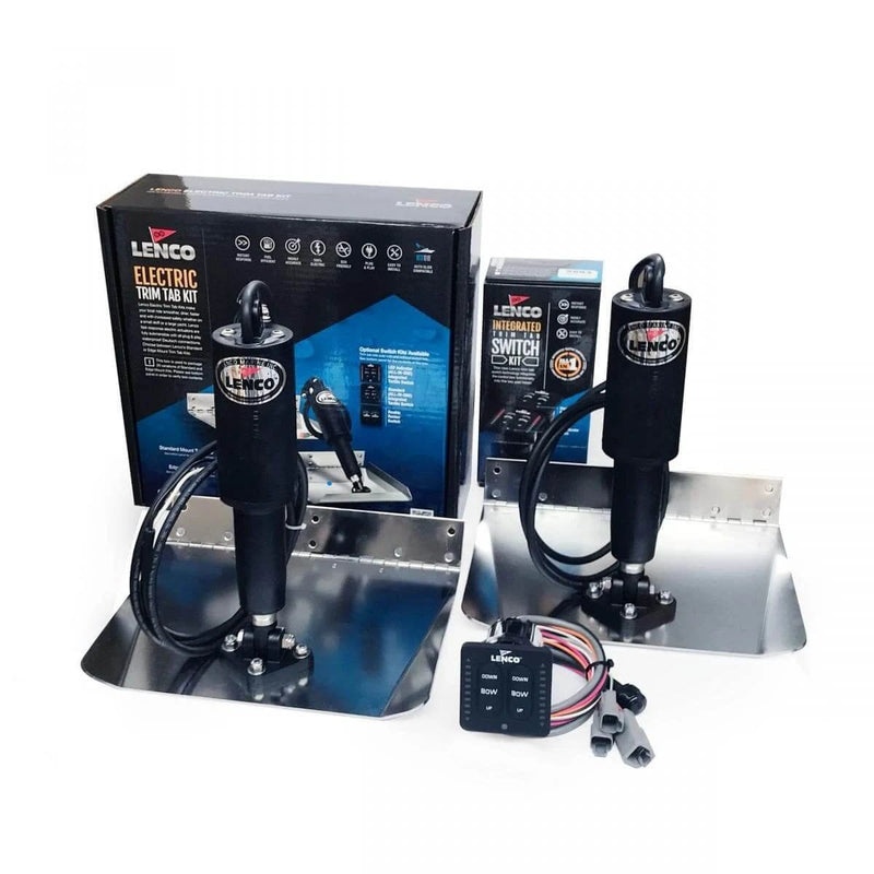 Lenco Lenco Trim Tabs Lenco Trim Tab Kit 9x12 With LED Indicators For Boaters Lenco Trim Tab Kit 9x12 With LED Indicators