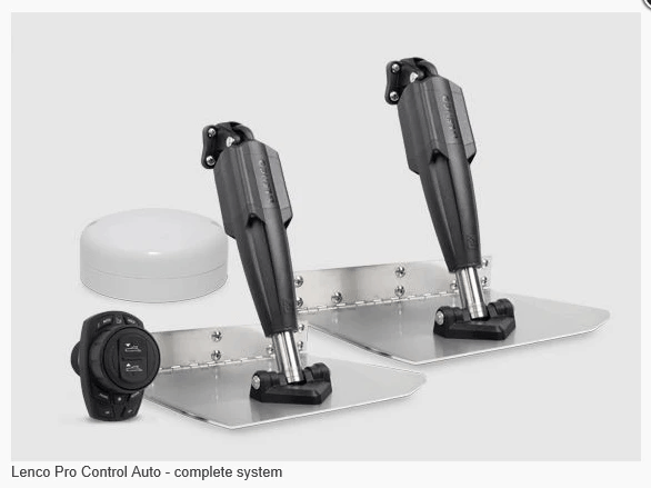 Lenco Pro Control Auto Complete Boat Trim System Auto Levelling For Smarter Smoother Rides – view 1